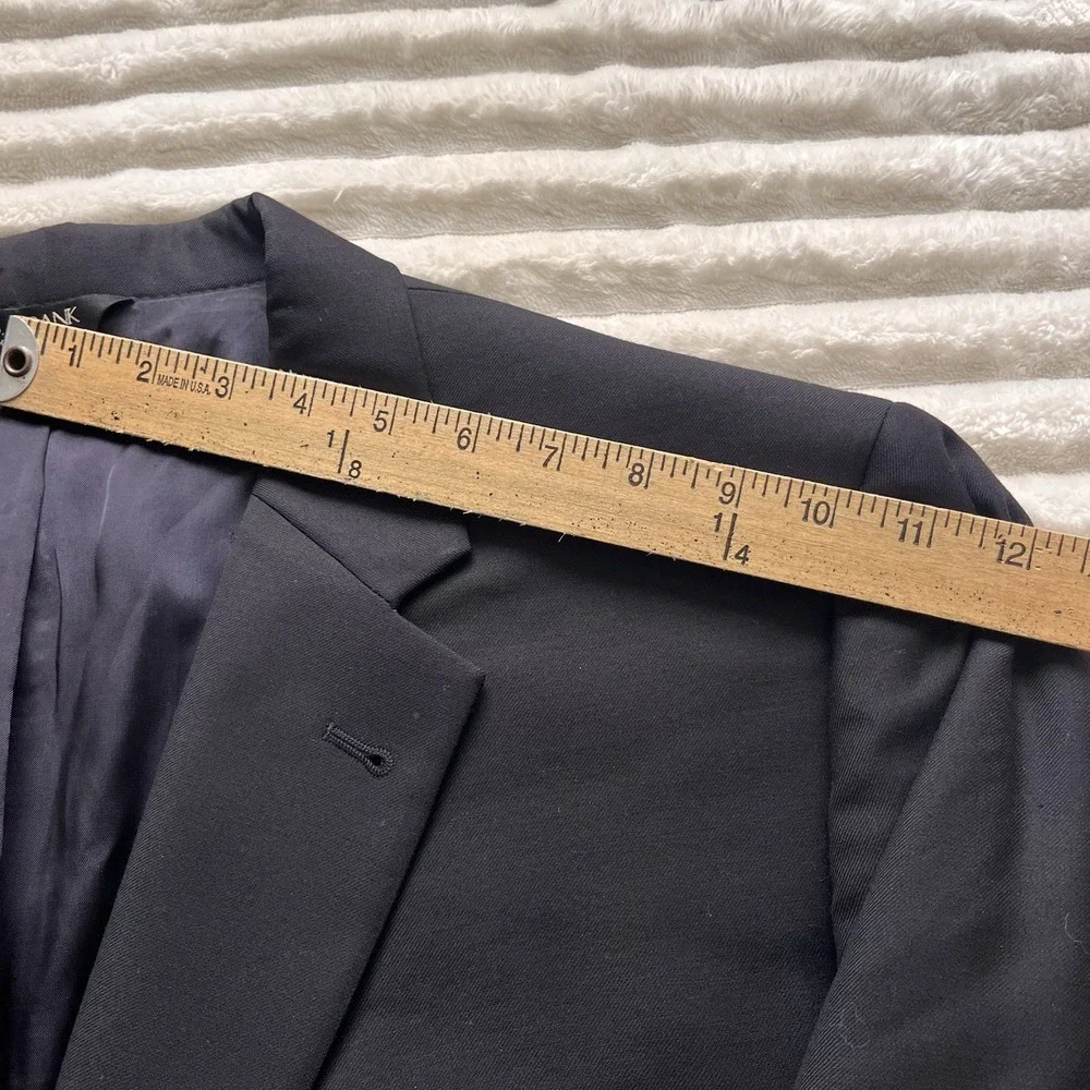 Jos. A. Bank Blazer Wool Men's 50R  Black gold suit jacket sport coat business